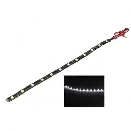 12V biely 15x3SMD LED STrip tuningový pásik 50cm