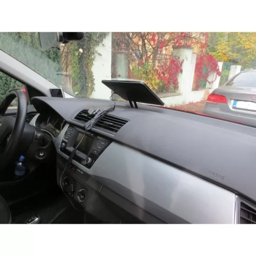 Uchytenie 12V/6W solárnej nabíjačky autobatérií s USB nabíjaním telefónov