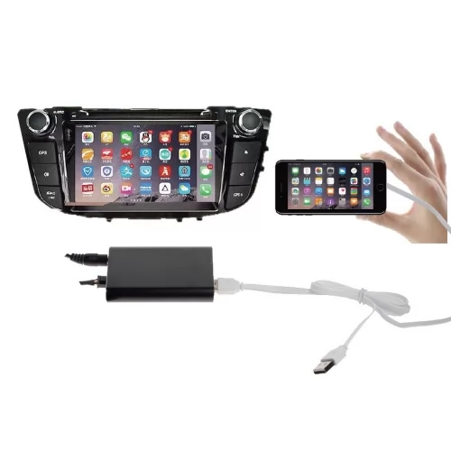 Zrkadlové otočenie telefónu v navigácií MIRRORLINK USB