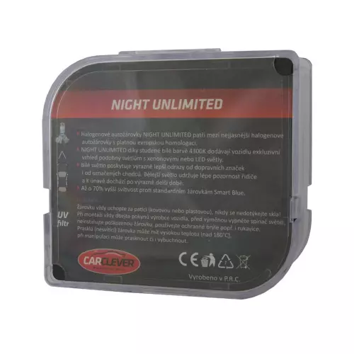 Sada H3 autožiaroviek 55W+70% Night unlimited 4300K