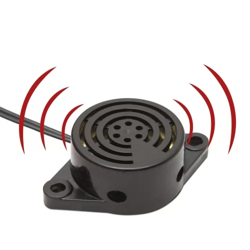 Akustická signalizácia elektromagnetického parkovacieho asistenta