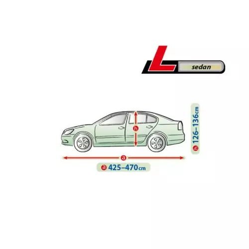 Veľkosť autoplachty Plachta Mobile Garage L Sedan