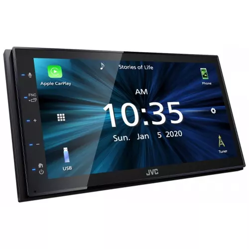 JVC 2DIN autorádio/6,8" displej/USB/AUX/Bluetooth/Apple CarPlay / Android Auto