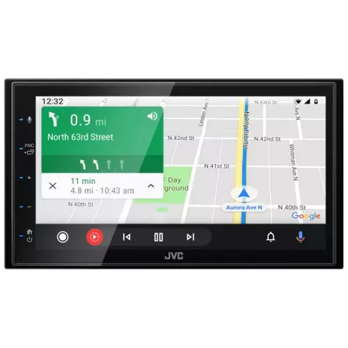 Zobrazenie navigácie na Bluetooth autorádiu JVC KW-M560BT