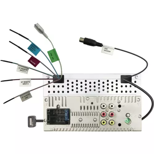 Vstupy na Bluetooth autorádiu JVC KW-M560BT