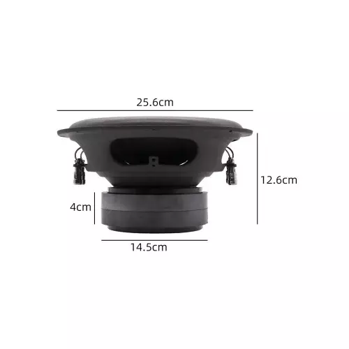 Rozmery double coil basového reproduktora 10", výkon 200/2000Watt