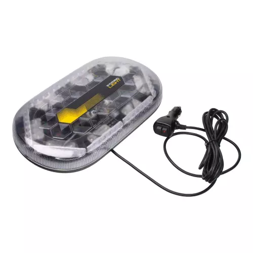 Použitie magnetickej 12/24V oranžovej 48xLED rampy ECER 328mm