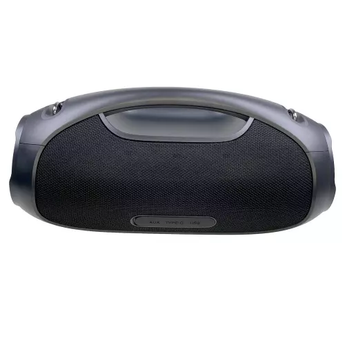 Vstupy vodeodolného prenosného Bluetooth reproduktora s USB, AUX, MIC, RGB podsvietením