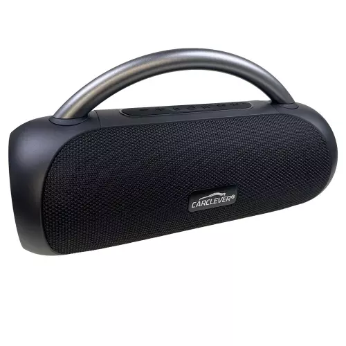 Veľkosť vodeodolného prenosného Bluetooth reproduktora s USB, AUX, MIC, TWS, IPX5