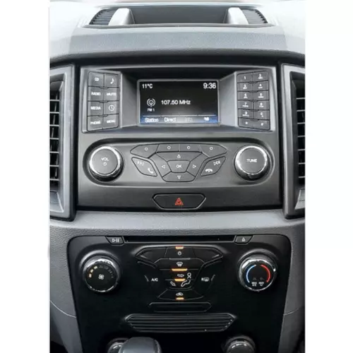 Použití rámečku 2DIN autorádia Ford Ranger 2015-, Ford Everest 2015-