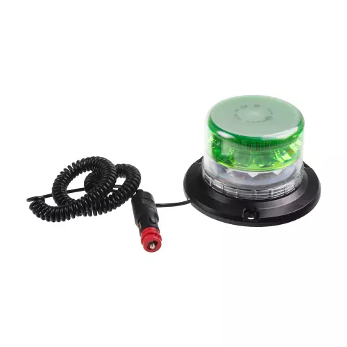 12/24V zeleno-oranžový 24xLED maják s magnetom