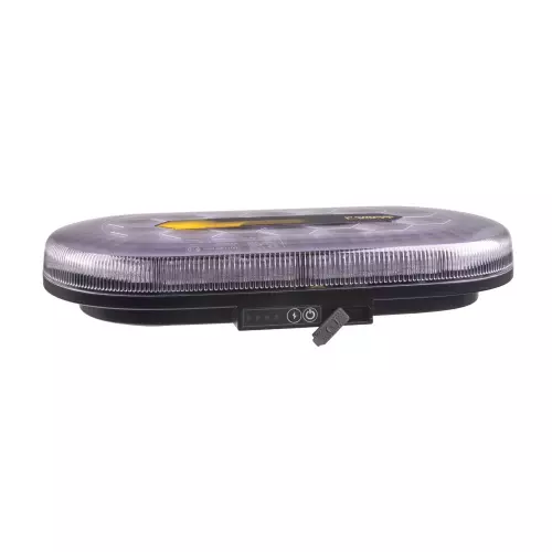Použitie modro-červenej nabíjacej batériovéj 48xLED rampy s magnetom, 328mm,ECER65