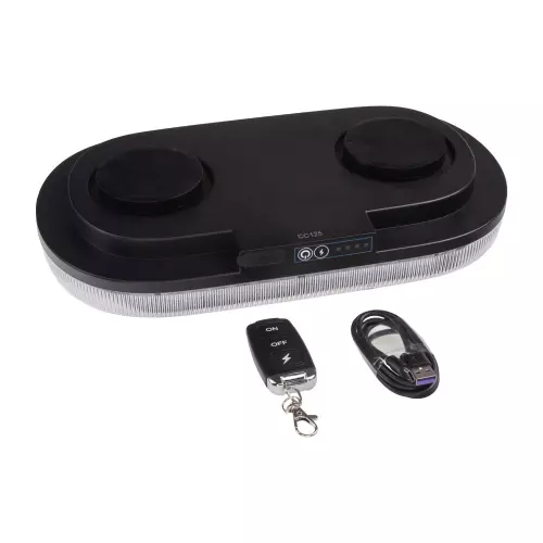 Príslušenstvo nabíjacej modro-červenej batériovéj 48xLED rampy s magnetom, 328mm,ECER65
