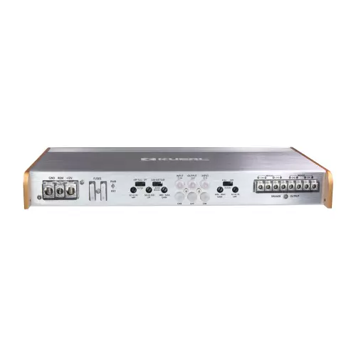 Vstupy 2-kanálového/4-kanálového autozosilňovača 4 x 80W / 2x 250W