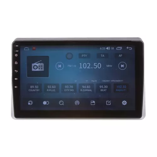 Menu multimediálneho autorádia pre Renault Master od 2019 s 10,1" LCD, Android, WI-FI, GPS, CarPlay, 4G, Bluetooth
