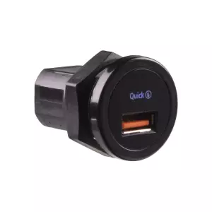 Nabíjačka 12V / 24V - USB QC3.0 do panelu (ø32,5 x 39,4mm)