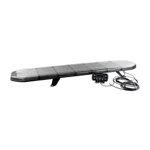 Oranžová LED rampa 1200mm - ovládač s kontrolou zvoleného režimu / 432 LED / 12-24V / ECE R65