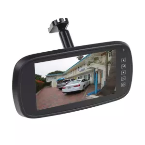 AHD monitor 7" na držiak zrkadla - s 2 x 4PIN vstupmi