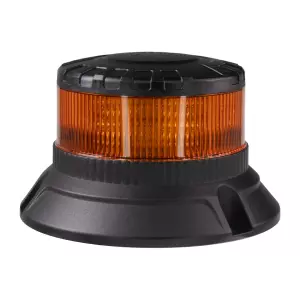 Oranžový LED maják 12V / 24V - 16x 1W LED / automatický denný-nočný režim / ECE R65 / na pevnú montáž / HEAVY-DUTY