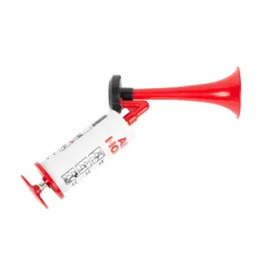 Vzduchová fanfára / klaksón s ručnou pumpou - Air Horn Red