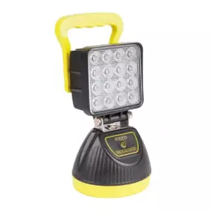 AKU LED pracovné svetlo - 16x3W LED biele / oranžové nabíjacie (230V / 12V nabíjačka)