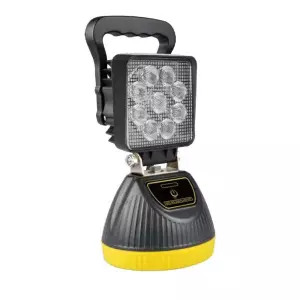 AKU LED pracovné svetlo - 9x3W LED biele / oranžové nabíjacie (230V / 12V nabíjačka)